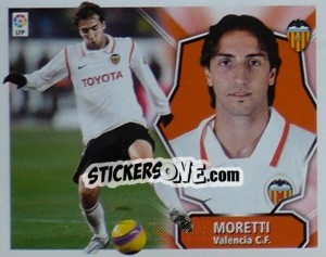 Sticker Moretti - Liga Spagnola 2008-2009 - Colecciones ESTE