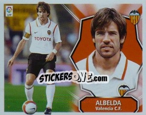 Sticker DAVID ALBELDA (COLOCAS) - Liga Spagnola 2008-2009 - Colecciones ESTE