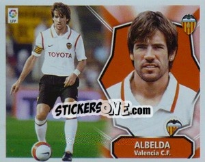 Sticker DAVID ALBELDA (COLOCAS) - Liga Spagnola 2008-2009 n. 445 - Colecciones ESTE