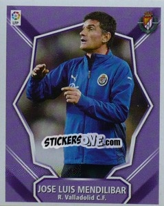 Sticker Entrenador - José Luis Mendilíbar - Liga Spagnola 2008-2009 - Colecciones ESTE