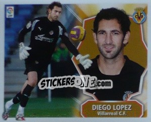 Cromo Diego Lopez - Liga Spagnola 2008-2009 - Colecciones ESTE