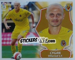 Cromo Pascal Cygan - Liga Spagnola 2008-2009 - Colecciones ESTE