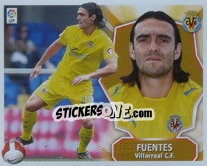 Sticker Fuentes - Liga Spagnola 2008-2009 - Colecciones ESTE