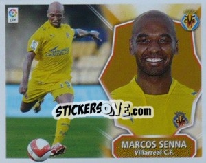 Sticker Marcos Senna - Liga Spagnola 2008-2009 - Colecciones ESTE