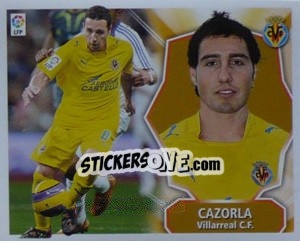 Sticker Santi Cazorla - Liga Spagnola 2008-2009 n. 487 - Colecciones ESTE