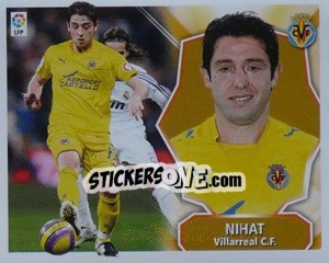 Sticker Nihat Kahveci - Liga Spagnola 2008-2009 n. 490 - Colecciones ESTE