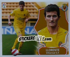 Sticker Joseba Llorente - Liga Spagnola 2008-2009 n. 491 - Colecciones ESTE