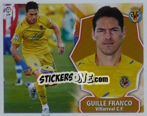 Sticker Guille Franco - Liga Spagnola 2008-2009 - Colecciones ESTE