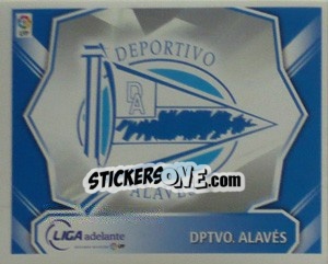 Sticker Alaves (Escudo) - Liga Spagnola 2008-2009 n. 494 - Colecciones ESTE