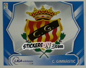 Sticker Gimnastic (Escudo) - Liga Spagnola 2008-2009 - Colecciones ESTE