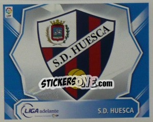 Sticker Huesca (Escudo) - Liga Spagnola 2008-2009 n. 505 - Colecciones ESTE