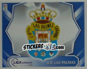 Cromo Las Palmas (Escudo) - Liga Spagnola 2008-2009 n. 506 - Colecciones ESTE