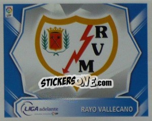 Sticker Rayo Vallecano (Escudo) - Liga Spagnola 2008-2009 n. 509 - Colecciones ESTE