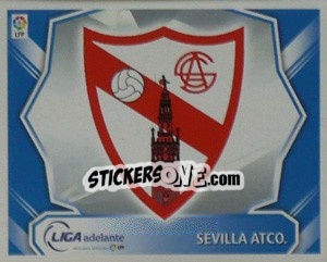 Sticker Sevilla Atco. (Escudo) - Liga Spagnola 2008-2009 n. 512 - Colecciones ESTE