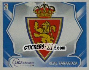 Sticker Real Zaragoza (Escudo) - Liga Spagnola 2008-2009 n. 515 - Colecciones ESTE