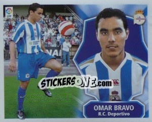 Sticker OMAR BRAVO (Deportivo) - Liga Spagnola 2008-2009 n. 519 - Colecciones ESTE