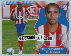 Sticker PAULO ASSUNCAO (At. Madrid) - Liga Spagnola 2008-2009 - Colecciones ESTE