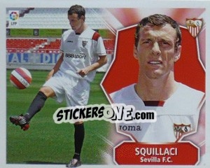 Sticker SQUILACCI (Sevilla) - Liga Spagnola 2008-2009 n. 525 - Colecciones ESTE