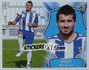 Sticker MARTI (Malaga) - Liga Spagnola 2008-2009 n. 527 - Colecciones ESTE