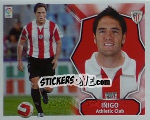 Figurina INIGO (Athletic Club) - Liga Spagnola 2008-2009 - Colecciones ESTE