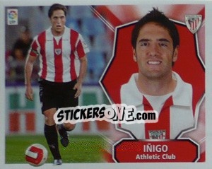 Sticker INIGO (Athletic Club) - Liga Spagnola 2008-2009 n. 528 - Colecciones ESTE