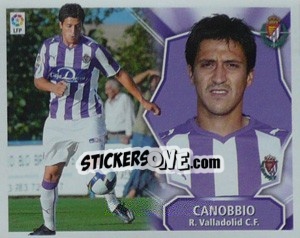 Cromo CANOBBIO (R. Valladolid) - Liga Spagnola 2008-2009 - Colecciones ESTE