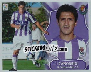 Sticker CANOBBIO (R. Valladolid) - Liga Spagnola 2008-2009 n. 530 - Colecciones ESTE