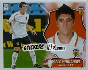 Sticker PABLO HERNANDEZ (Valencia) - Liga Spagnola 2008-2009 n. 531 - Colecciones ESTE