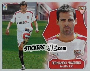 Sticker FERNANDO NAVARRO (Sevilla) - Liga Spagnola 2008-2009 n. 533 - Colecciones ESTE