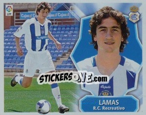 Cromo LAMAS (Recreativo) - Liga Spagnola 2008-2009 - Colecciones ESTE