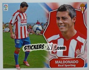 Sticker MALDONADO (Sporting) - Liga Spagnola 2008-2009 n. 538 - Colecciones ESTE
