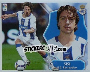 Cromo SISI (Recreativo) - Liga Spagnola 2008-2009 - Colecciones ESTE