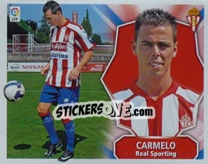 Sticker CARMELO (Sporting) - Liga Spagnola 2008-2009 n. 546 - Colecciones ESTE
