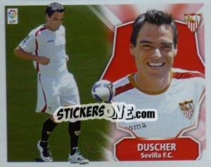 Sticker DUSCHER (Sevilla) - Liga Spagnola 2008-2009 - Colecciones ESTE