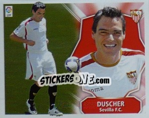 Sticker DUSCHER (Sevilla) - Liga Spagnola 2008-2009 n. 548 - Colecciones ESTE