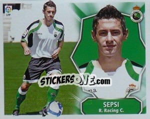 Sticker SEPSI (Racing) - Liga Spagnola 2008-2009 n. 549 - Colecciones ESTE