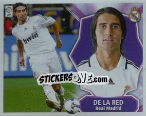 Sticker RUBEN DE LA RED (R. Madrid) - Liga Spagnola 2008-2009 n. 553 - Colecciones ESTE