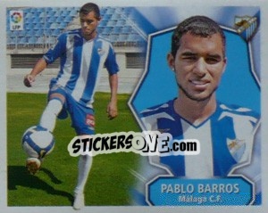 Figurina PABLO BARROS (Malaga) - Liga Spagnola 2008-2009 - Colecciones ESTE