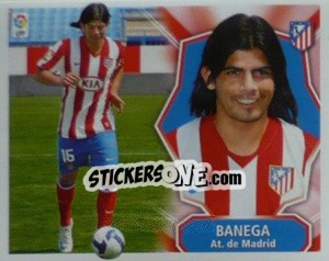 Sticker EVER BANEGA (At. Madrid) - Liga Spagnola 2008-2009 - Colecciones ESTE
