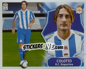 Sticker COLOTTO (Deportivo) - Liga Spagnola 2008-2009 n. 570 - Colecciones ESTE