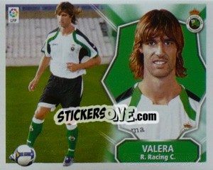 Sticker VALERA (Racing) - Liga Spagnola 2008-2009 n. 571 - Colecciones ESTE