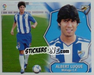 Cromo ALBERT LUQUE (Malaga) - Liga Spagnola 2008-2009 - Colecciones ESTE