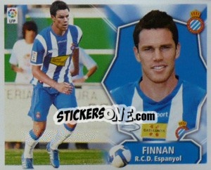 Sticker FINNAN (Espanyol) - Liga Spagnola 2008-2009 n. 575 - Colecciones ESTE