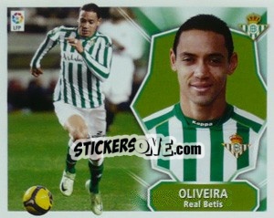 Sticker Ricardo Oliveira (Betis) - Liga Spagnola 2008-2009 n. MI-5 - Colecciones ESTE