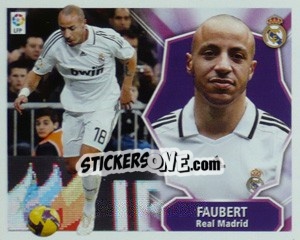 Sticker Julien Faubert (Real Madrid) - Liga Spagnola 2008-2009 n. MI-10 - Colecciones ESTE