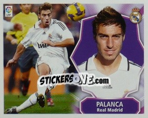 Cromo Palanca (Real Madrid) - Liga Spagnola 2008-2009 - Colecciones ESTE