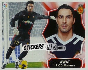 Sticker Awat (Mallorca) - Liga Spagnola 2008-2009 n. MI-14 - Colecciones ESTE