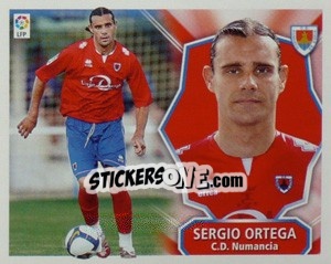 Sticker Sergio Ortega (Numancia) - Liga Spagnola 2008-2009 n. MI-16 - Colecciones ESTE
