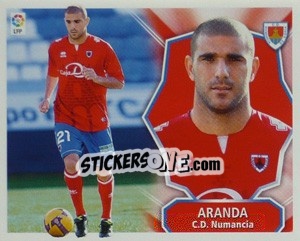 Sticker Aranda (Numancia) - Liga Spagnola 2008-2009 n. MI-18 - Colecciones ESTE