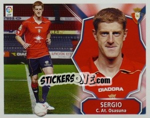 Cromo Sergio (Osasuna) - Liga Spagnola 2008-2009 - Colecciones ESTE